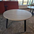 Natural Tone 54" Round Boardroom Meeting Table Natural Tone 54" Round Boardroom Meeting Table
